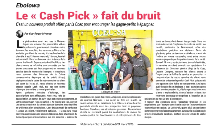 CCEC-SA Une campagne réussie pour le lancement de la collecte journalière CASH-PICK à Ebolowa (12)